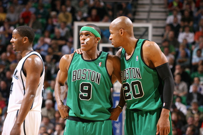 Rajon Rondo and Ray Allen