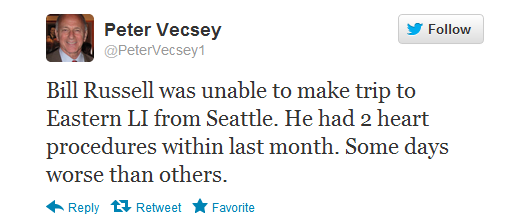Peter Vecsey Bill Russell