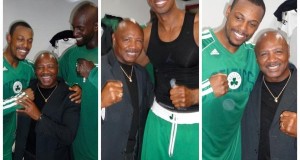 Marvelous Marvin Hagler meets the Celtics in Milan